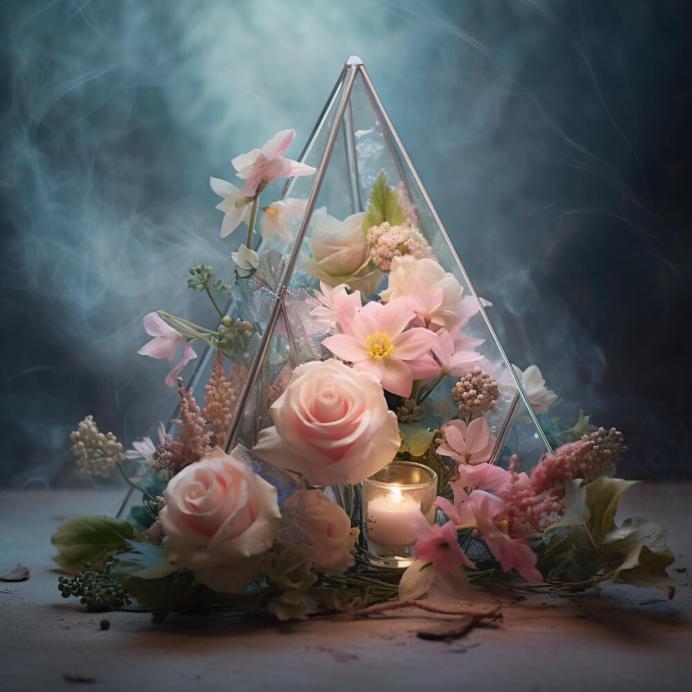 preserved flower glass dome dehidrirana ruza ruze